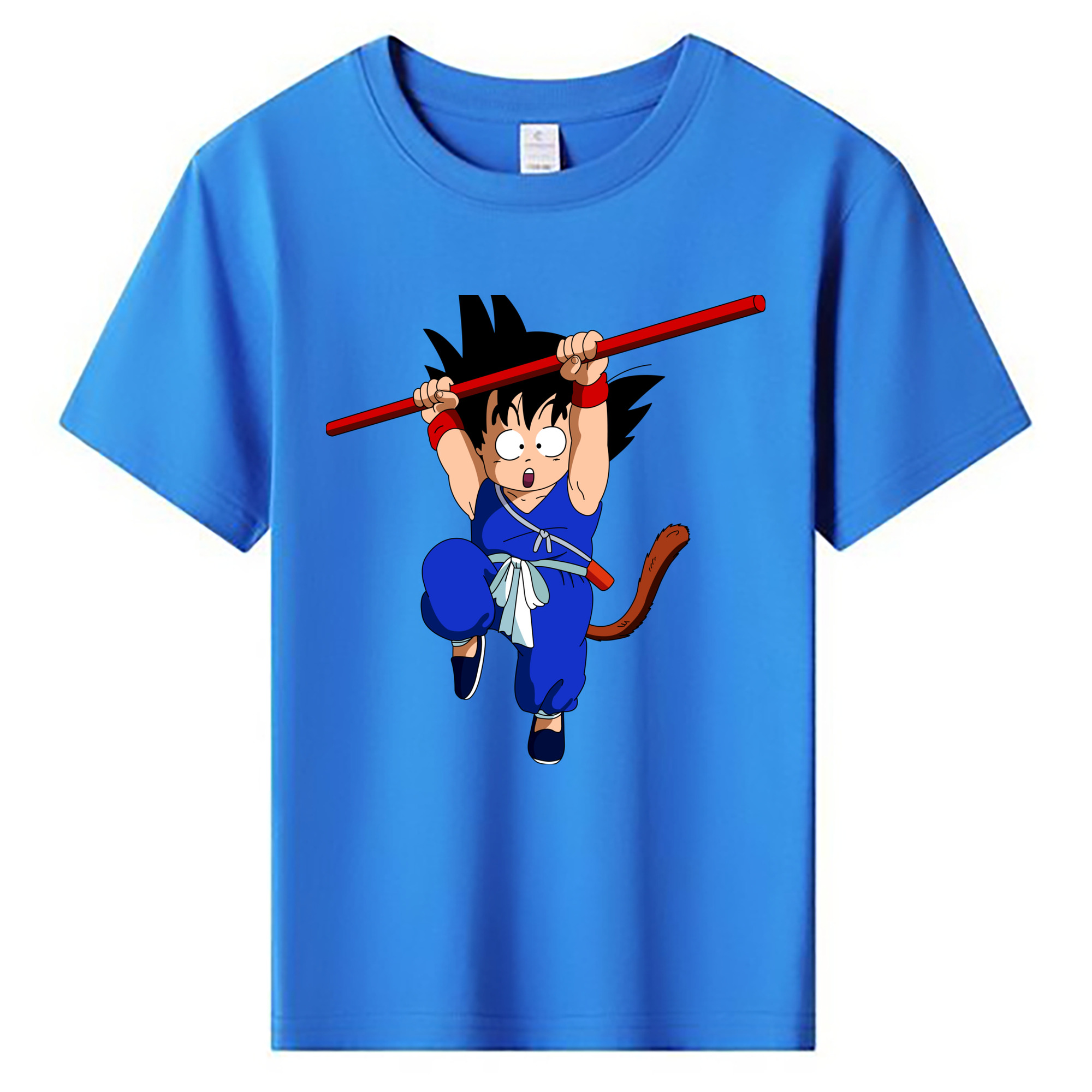 （画像用） ドラゴンボール 孫悟空（そん ごくう）Son Goku カカロット DRAGON BALL Kakarotto 綿100％キッズTシャツ（フロントプリント）